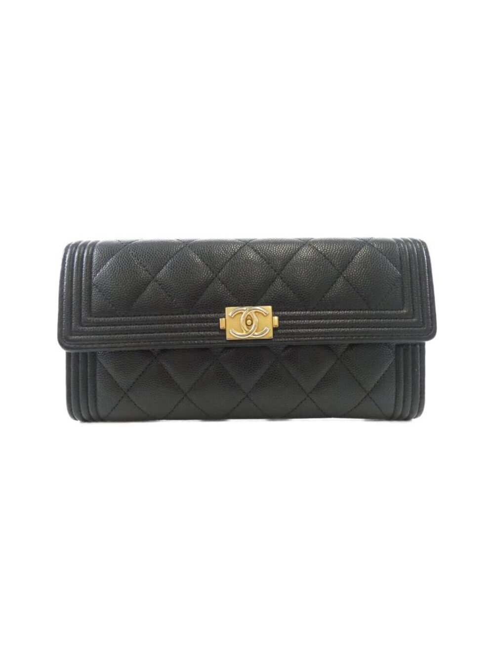 Chanel Line Wallet Black